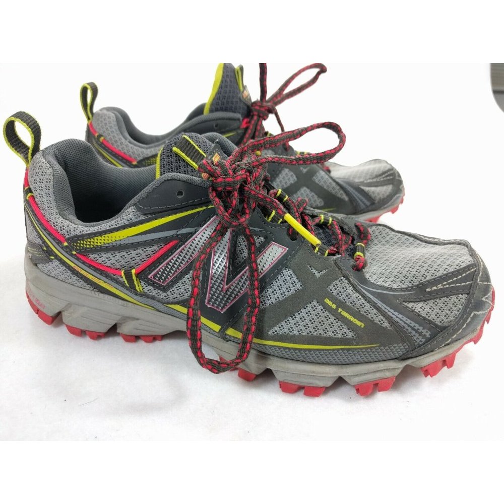 New Balance 610v3 Sz 7 All Terrain Gray Pink Trail Running Shoes MT610BB3